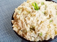 Рецепта Картофена салата с авокадо, майонеза и крема сирене (без яйца)